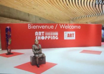 驚艷巴黎！彌勒皇佛陳金龍聖畫 2018 ART SHOPPING 展出