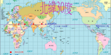 地球的【北緯30度】–神秘的古文明地帶