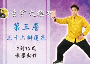 36瓣蓮花 7-12式│天地人調元之地-第三層│玄宇太極功