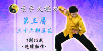 36瓣蓮花 1-12式 連續動作│天地人調元之地-第三層│玄宇太極功