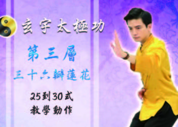 36瓣蓮花25-30式│天地人調元之地-第三層│玄宇太極功